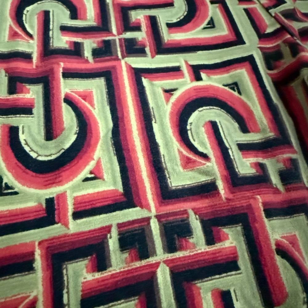 LuLaRoe Multicolor Geometric Fabric